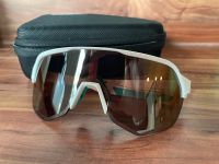 Sonnenbrille 100% S2 weiß/türkis Rennrad Baden-Württemberg - Dettenheim Vorschau