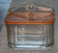 Rar um1930 Art Deco Dose Pressglas Holzdeckel für Salz Zucker etc Nordrhein-Westfalen - Bergisch Gladbach Vorschau