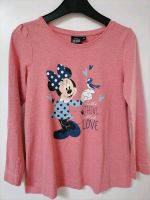 Mädchen Langarmshirt Disney Minnie Mouse Gr. 128 Gut! Sachsen-Anhalt - Berßel Vorschau