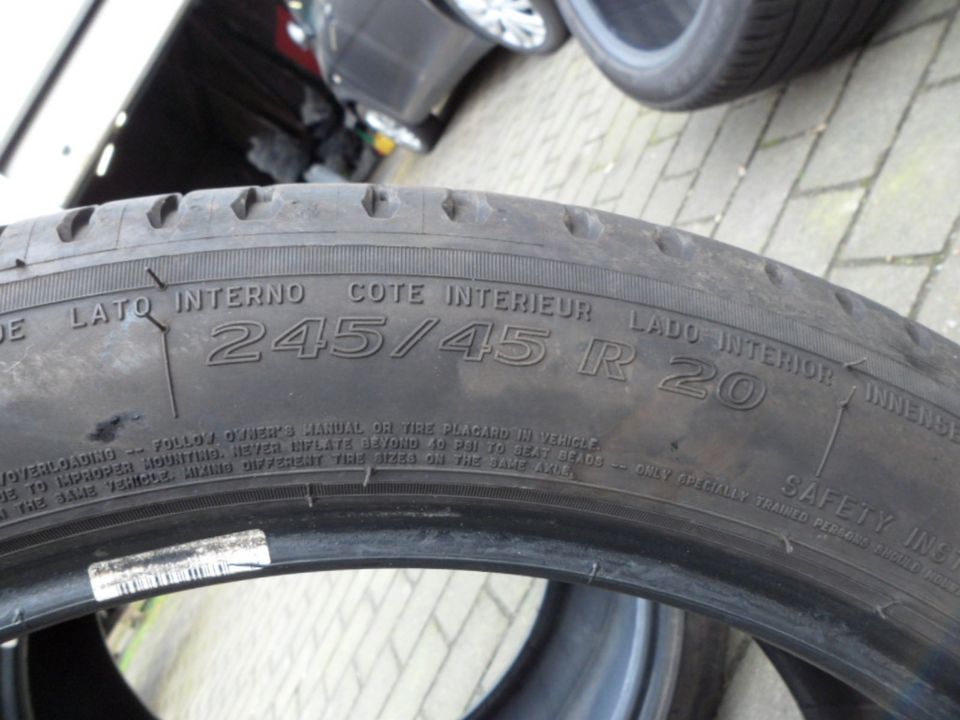 BMW X3 2x 275/40 R20+2x 245/45 Michelin Latitude Sport 3 Runflat in Mudersbach