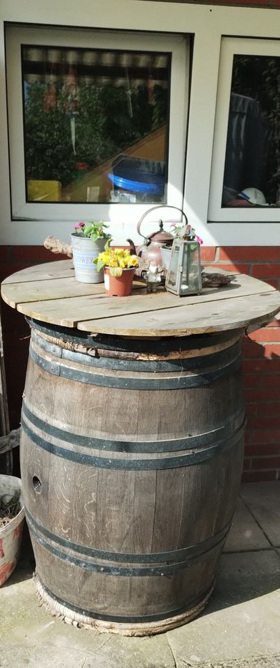 Deko Sta.-Tisch Weinfass Eiche in Leer (Ostfriesland)