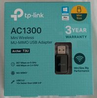 TP-Link Archer T3U AC1300 USB 3.0 WLAN Stick Adapter Nordrhein-Westfalen - Paderborn Vorschau