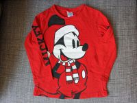 Next Weihnachtsshirt Shirt LA Langarm Mickey Mouse Weihnacht 104 Berlin - Wilmersdorf Vorschau