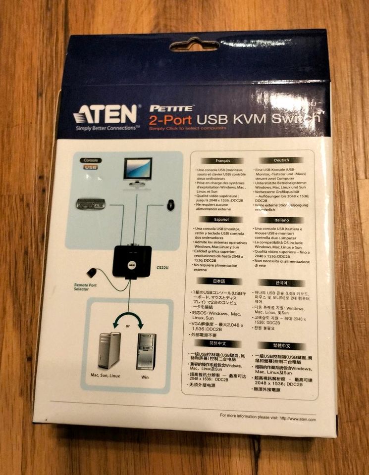 2-Port USB KVM Switch in Heroldsberg