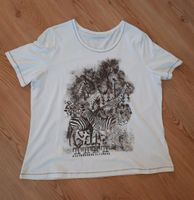 CANDA Damen T-Shirt, Viskose weiß  Safari-Print, Gr. L, NEU o.E. Bayern - Weidenbach Vorschau