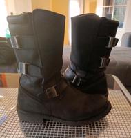 Sancho Leder - Biker - Boots Gr. 40 Niedersachsen - Melbeck Vorschau