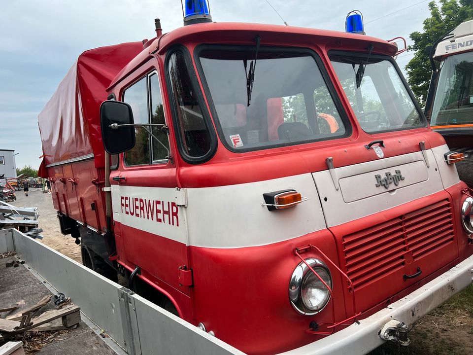 Robur LO Feuerwehr ELLO LF8/TS8 IFA ALLRAD DDR W50 TÜV 2024 in Osterweddingen