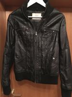 Schwarze dickere Lederjacke  von Only , Gr.M Bayern - Großwallstadt Vorschau