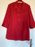 roter Blazer Jacke Bluse Leinen 3/4 Ärmel Seitenschlitze Gr. 44 Wuppertal - Oberbarmen Vorschau