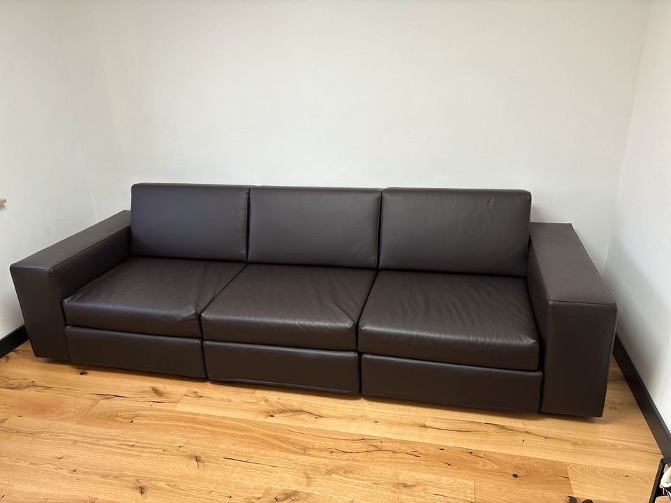 VON WILMOWSKY Couch Schlafcouch Leder braun Neu Designer in Hürth