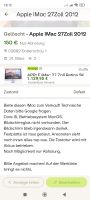 Apple iMac 2012 27Zoll Sachsen - Doberschau Vorschau