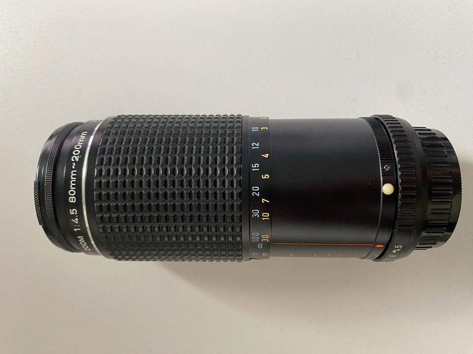 SMC PENTAX-M Zoom 80-200mm F 1:4.5 Objetiv in Tittling