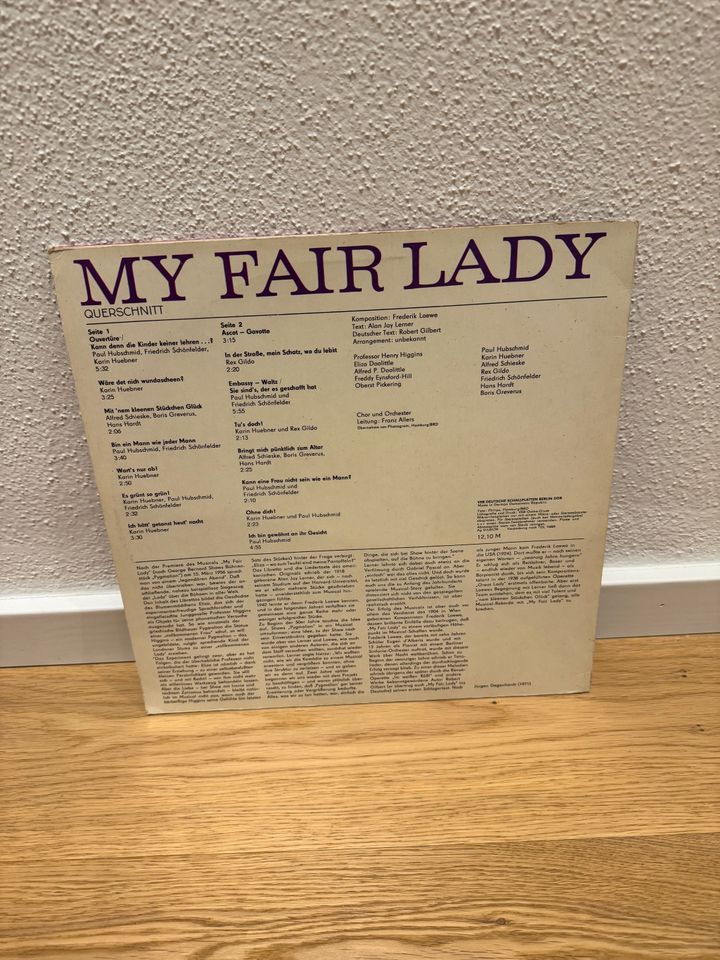 My Fair Lady Musical v. Frederik Loewe LP Vinyl Amiga in Hauzenberg
