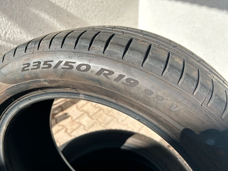 4x Pirelli P Zero Sommerreifen 235/50 R19 ❗️NP 460€❗️7mm❗️ in Nörten-Hardenberg