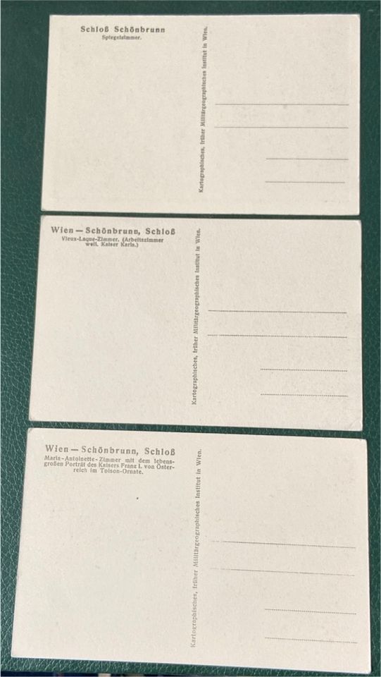 3 alte Ansichtskarte / Postkarte Schloß Schönbrunn Postfrisch in Berlin