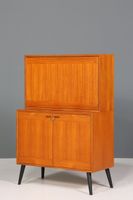 Schlichter Mid Century Schrank Sekretär Bücherregal Retro Highboard Vintage Regal 60s Artikel-Nr.: C011 Berlin - Hohenschönhausen Vorschau