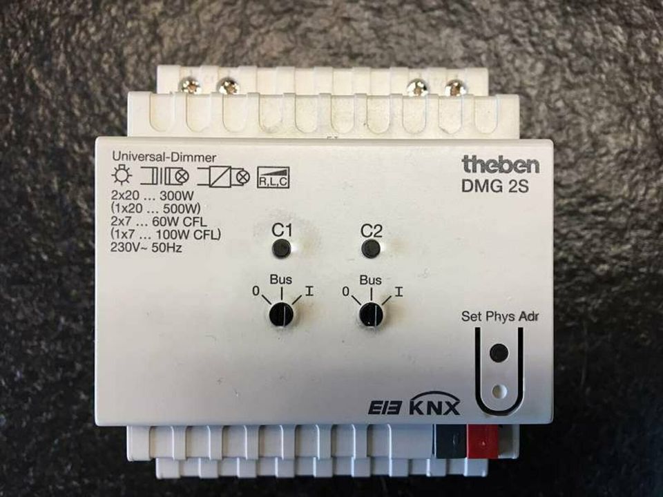 Theben DMG 2S KNX EIB Universaldimmer + Theben DME 2S Erweiterung in Oberaudorf