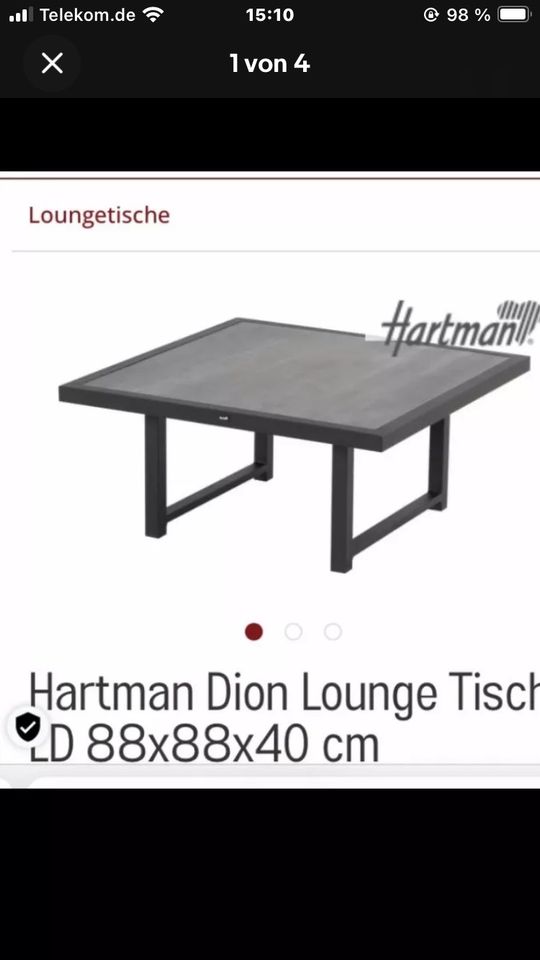 Hartman* Großer Loungetisch Dion - NEU in Montabaur