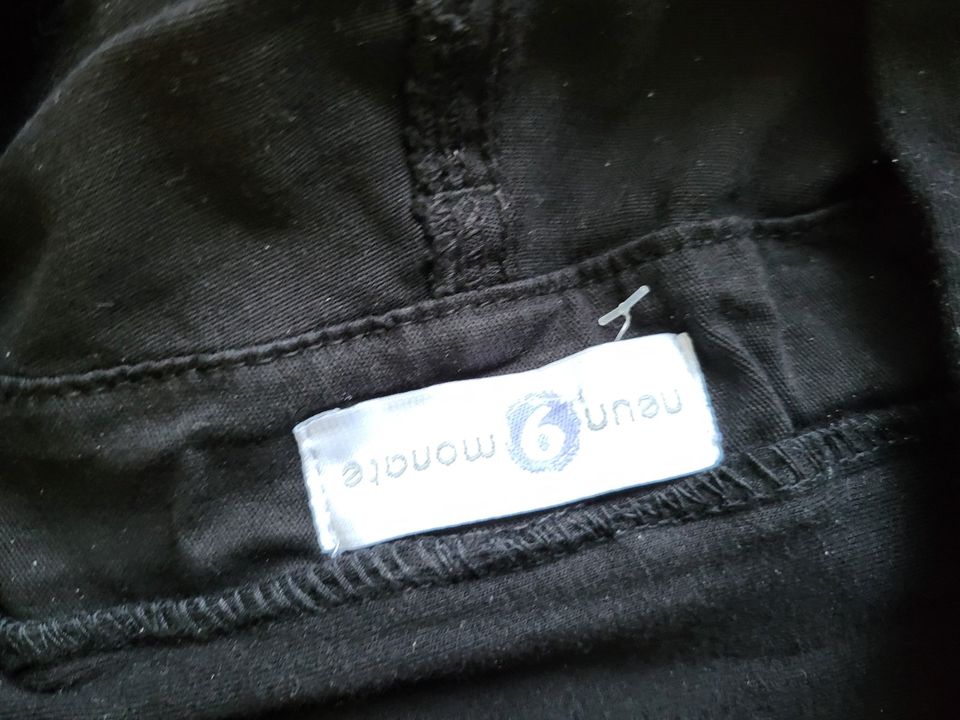 Umstandsjeans Umstandshose schwarz NEU neun Monate Größe 80 in Cham