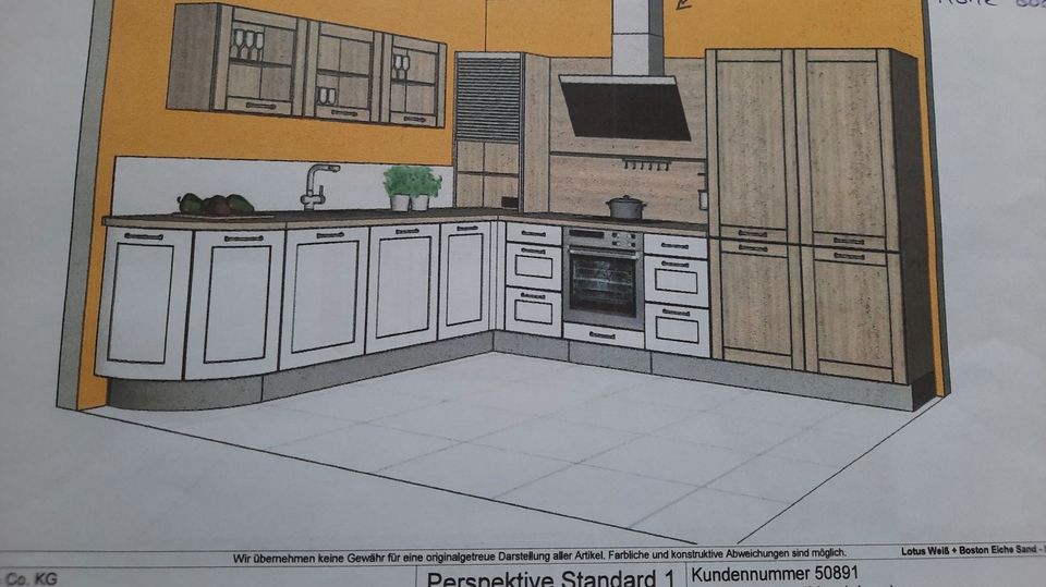 Komplette Einbauküche mit 15 Monaten Restgarantie auf E-Geräten in Braunschweig