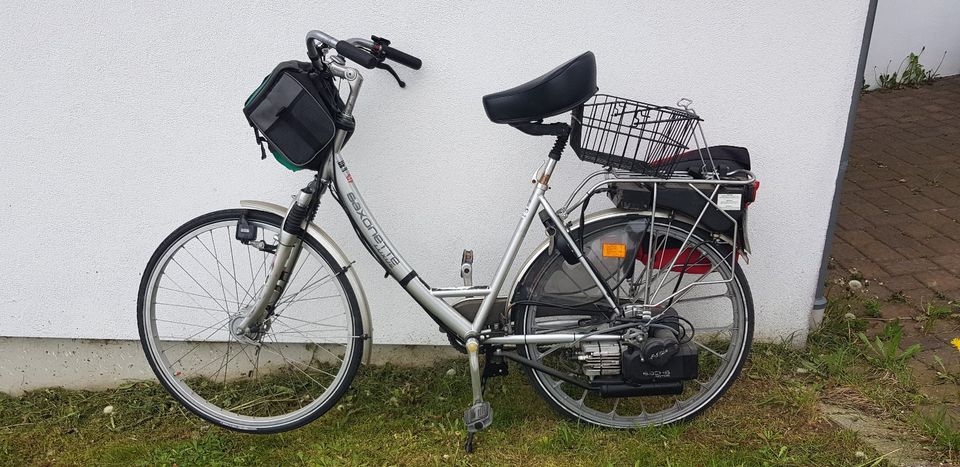 Saxonette Luxus Fahrrad Hilfsmotor Sachs in Wildsteig