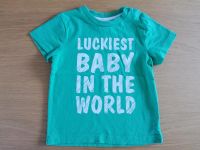 T-Shirt Gr. 92 Topomini grün, luckiest baby Mädchen Junge Bayern - Üchtelhausen Vorschau