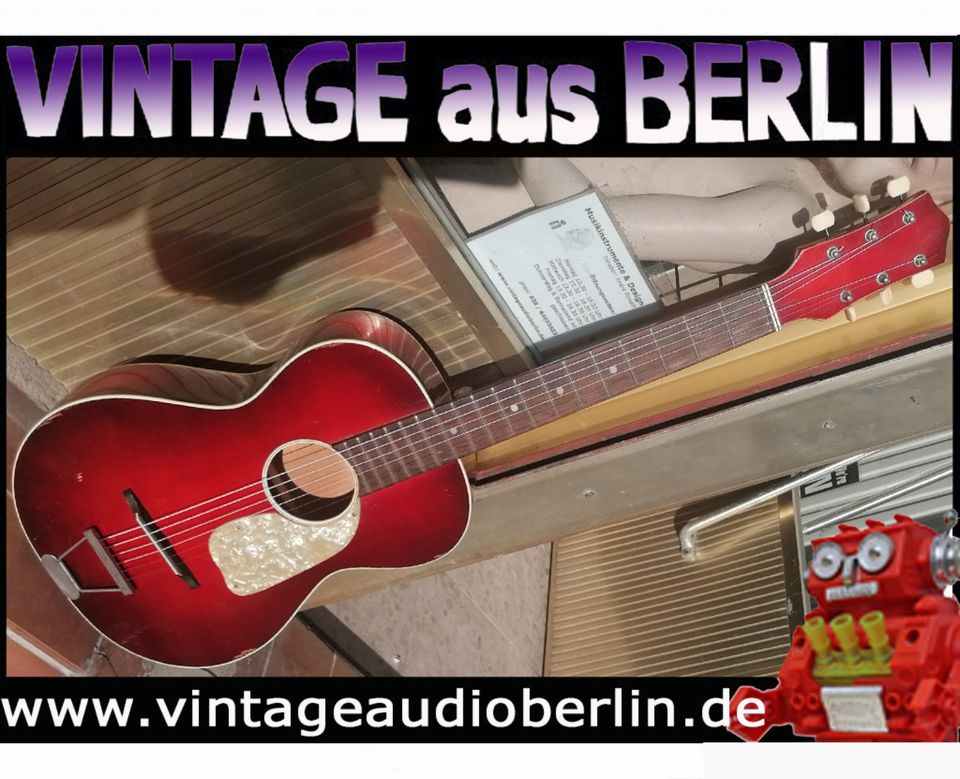 alte deutsche Parlour Gitarre rare & vintage Markneukirchen Blues in Berlin