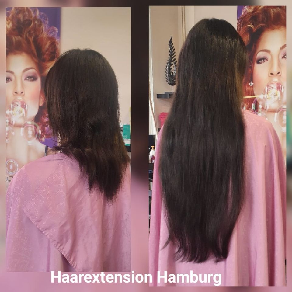 Haarextension Remyhaar Haarverlängerung Naturhaar Hamburg in Hamburg