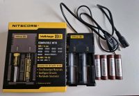 Nitecore Ladegerät  & 4x Battery 3000mah 3.7v Köln - Nippes Vorschau