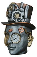 Gilde Dekofigur Skulptur Steampunk Female Kopf mit Hut Deko Niedersachsen - Winsen (Luhe) Vorschau