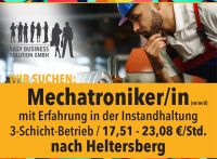 Mechatroniker (m/w/d), Heltersberg, 3-Schicht, 17,50 bis 23,08 € Rheinland-Pfalz - Heltersberg Vorschau