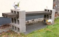 DIY Gartenbank Mauerstein Konstruktionsholz Holz Untergestell Wuppertal - Ronsdorf Vorschau