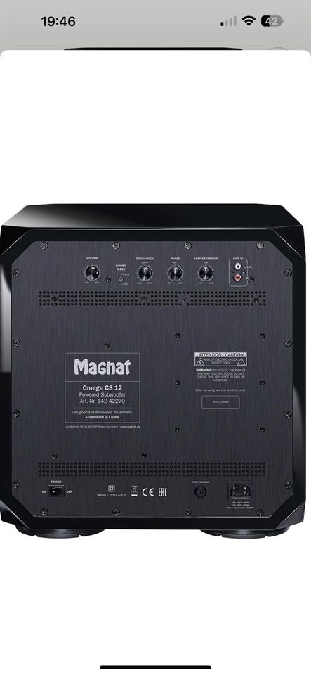 Magnat Omega CS 12 in Sprockhövel