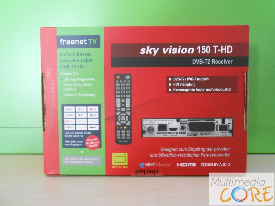 Sky Vision 150 T-HD Receiver (neu) & HDMI-Kabel gratis dazu (TV) in Frankfurt am Main