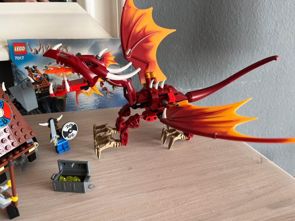 Lego 7017 Vikings Katapult Drache komplett in Sindelfingen