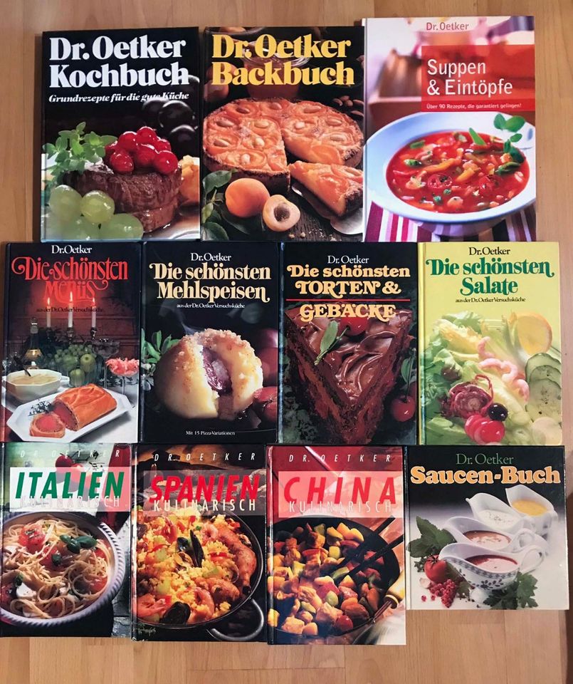 Dr. Oetker Kochbücher mit feinsten Rezeptideen vintage, ab in Nürnberg (Mittelfr)