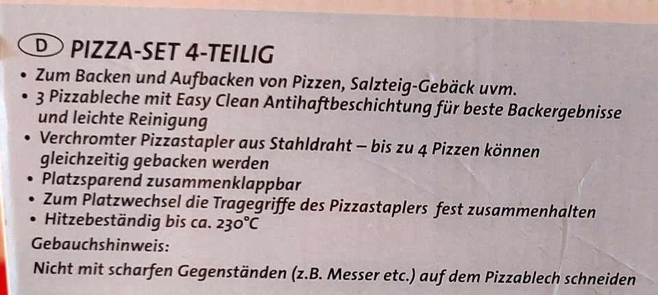 Pizza-Set 4-teilig Zenker / Fackelmann in Berlin