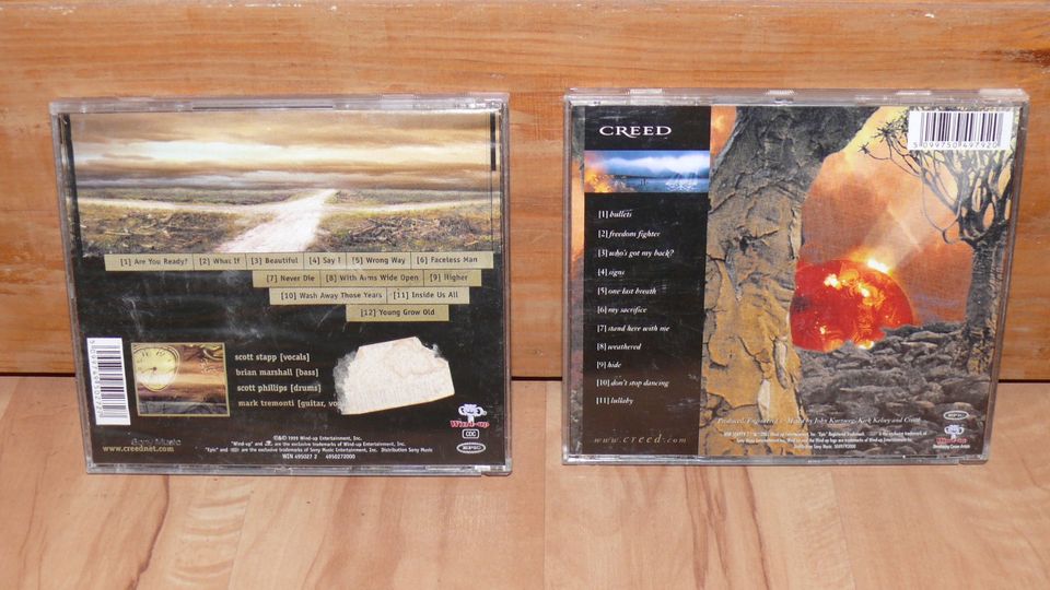 CREED CD`s CD - HUMAN CLAY & WEATHERED in Halle