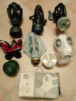 5 Gasmasken, Zivilschutzmasken, Atemschutzmasken, 5 Stück Schleswig-Holstein - Felde Vorschau