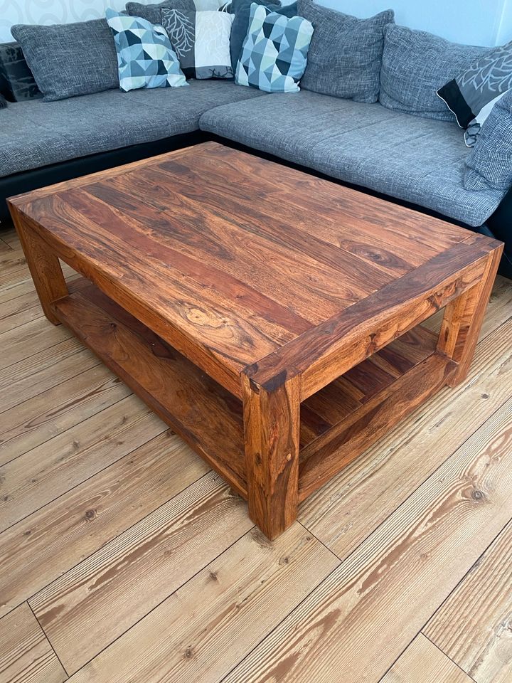 Couchtisch Sheesham Massivholz 120x80x45cm - TOP in Mölln