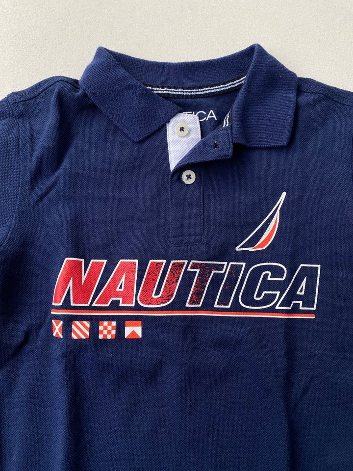 Poloshirt Nautica Gr. 110 dunkelblau in Waldbüttelbrunn