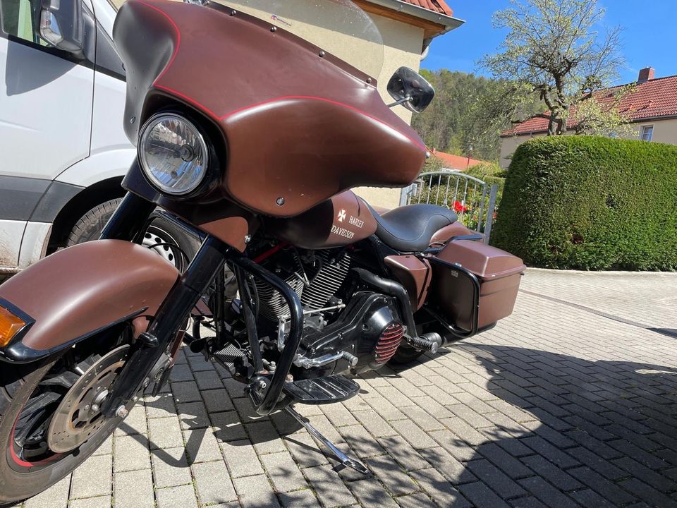 Harley Davidson FLT in Altenberg Sachs