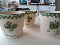 3 Übertöpfe aus Keramik für Kräuter Sachsen-Anhalt - Bernburg (Saale) Vorschau