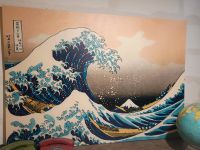 Bild Druck " Die Welle vor Kanagawa" von Hokusai, XXL Innenstadt - Köln Altstadt Vorschau