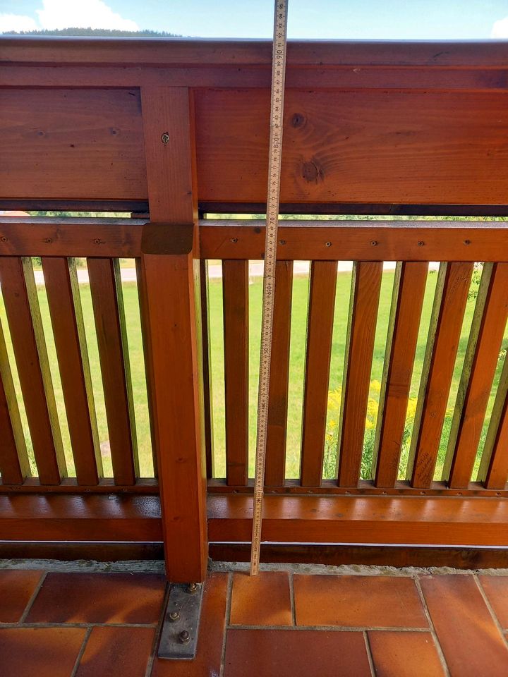 Holzbalkon, Zimmererarbeit, zum Selbstabbau in Sankt Englmar