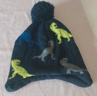 Wintermütze Dino mit Fleeceinnenfutter h&m Gr 110-128 neuwertig Niedersachsen - Cuxhaven Vorschau