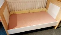 Babybett weiß /hellbraun Niedersachsen - Liebenburg Vorschau