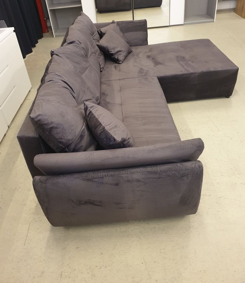 Ecksofa Eckcouch Sofa Couch "BOOM" mit Schlaffunktion Versand BEV in Beverungen
