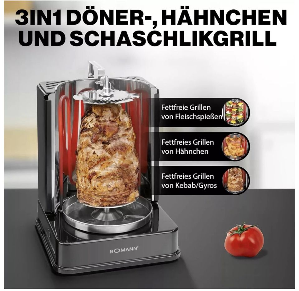 Bomann Döner-Vertikal-Multigrill | Multigrill in Vreden