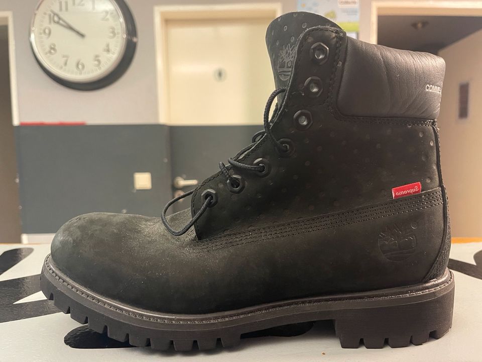 Timberland 6“ Boot Supreme x comme des garcons Black 9/43 in Berlin -  Spandau | eBay Kleinanzeigen ist jetzt Kleinanzeigen